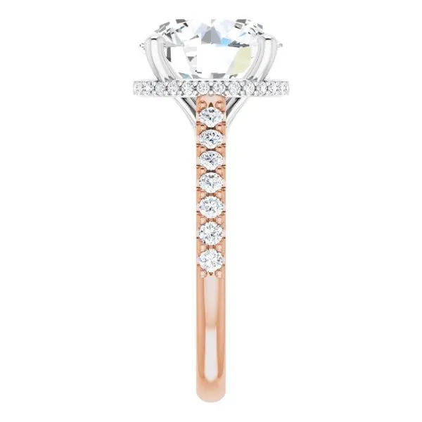 Hidden Halo-Style Engagement Ring Image 4 House of Silva Wooster, OH