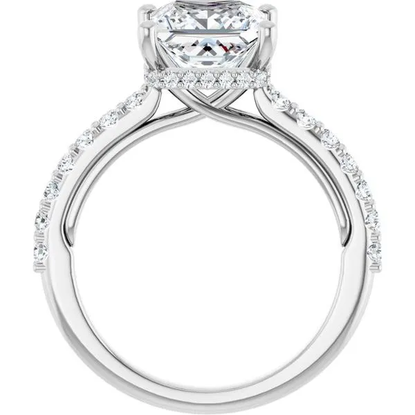Hidden Halo-Style Engagement Ring Image 2 Arezzo Jewelers Elmwood Park, IL