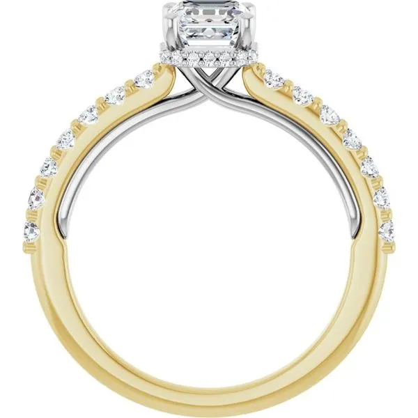 Hidden Halo-Style Engagement Ring Image 2 Clater Jewelers Louisville, KY