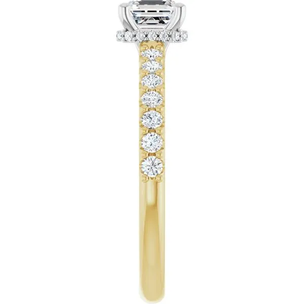 Hidden Halo-Style Engagement Ring Image 4 Clater Jewelers Louisville, KY