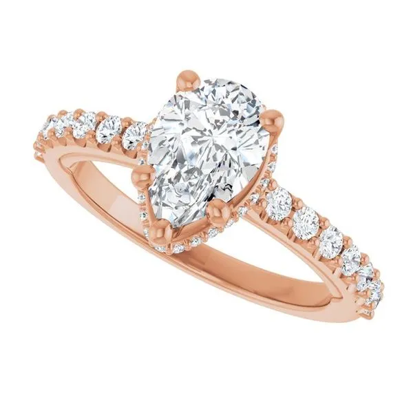 Hidden Halo-Style Engagement Ring Image 5 Rox Atlanta Jewelers Decatur, GA