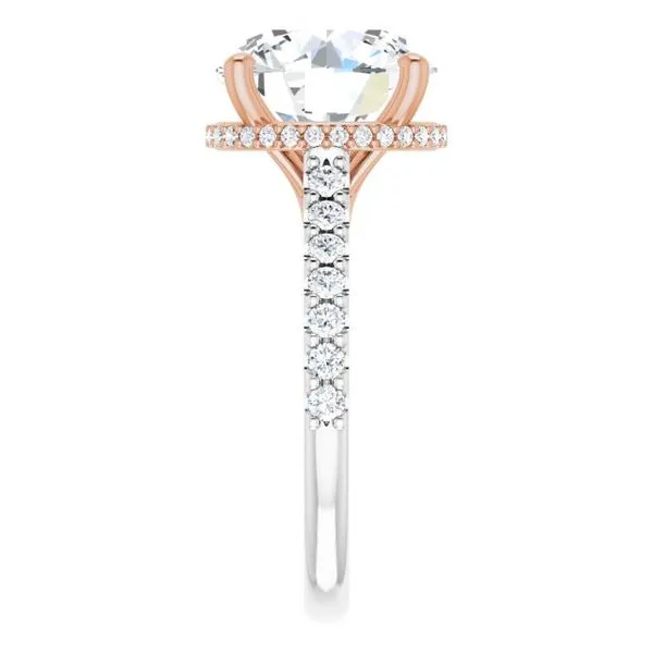 Hidden Halo-Style Engagement Ring Image 4 Rox Atlanta Jewelers Decatur, GA