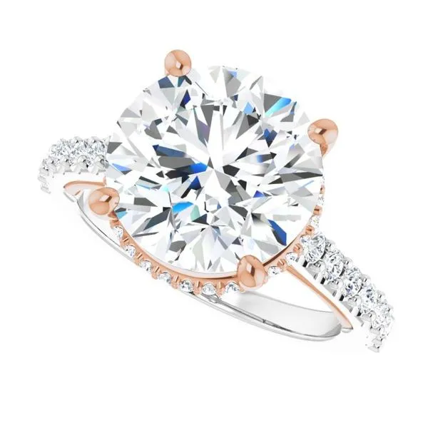 Hidden Halo-Style Engagement Ring Image 5 Rox Atlanta Jewelers Decatur, GA