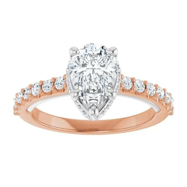 Hidden Halo-Style Engagement Ring Image 3 Paul James Jewelers Angels Camp, CA