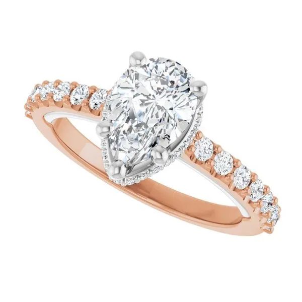 Hidden Halo-Style Engagement Ring Image 5 Paul James Jewelers Angels Camp, CA