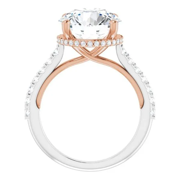 Hidden Halo-Style Engagement Ring Image 2 Clater Jewelers Louisville, KY