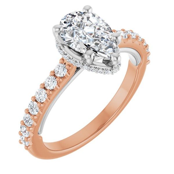 Hidden Halo-Style Engagement Ring