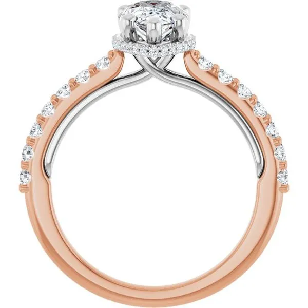 Hidden Halo-Style Engagement Ring Image 2 Austin's Fine Diamonds & Jewelry Lyndhurst, NJ