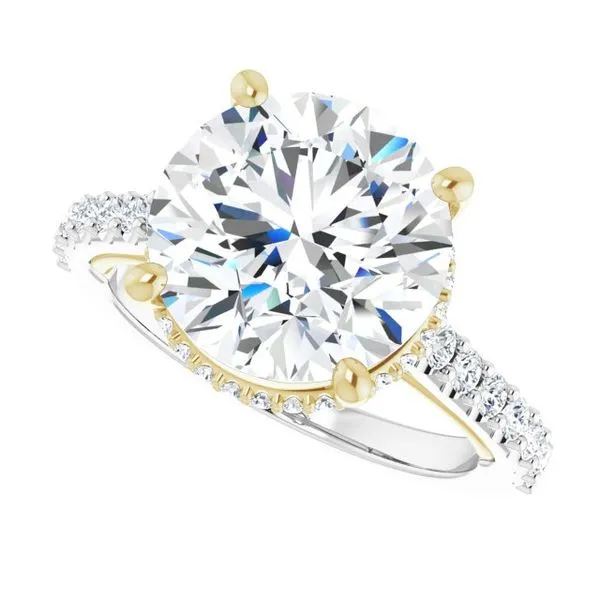 Hidden Halo-Style Engagement Ring Image 5 Austin's Fine Diamonds & Jewelry Lyndhurst, NJ