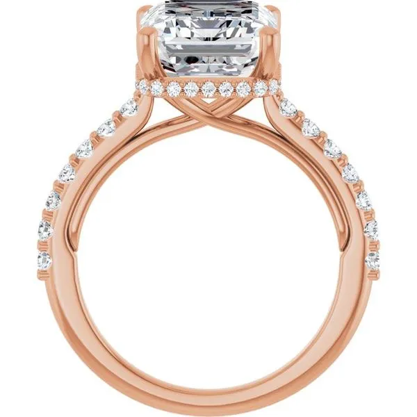 Hidden Halo-Style Engagement Ring Image 2 Golden Sails Jewelers, Inc. Saint Petersburg, FL