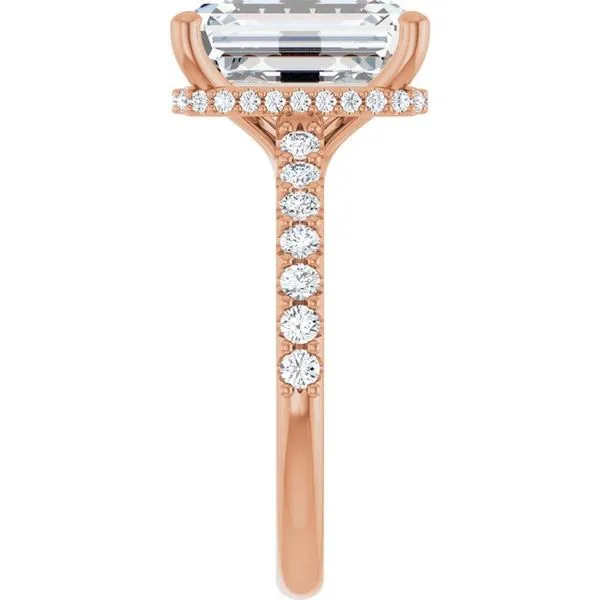 Hidden Halo-Style Engagement Ring Image 4 Clater Jewelers Louisville, KY