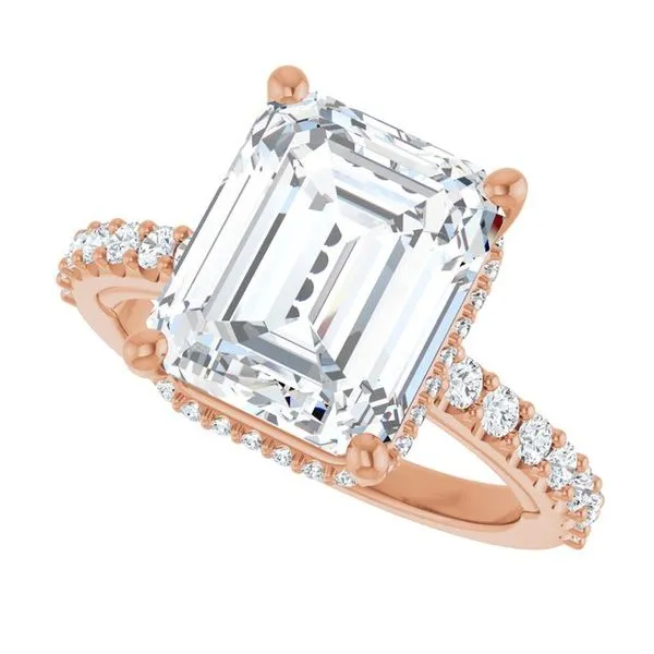 Hidden Halo-Style Engagement Ring Image 5 Clater Jewelers Louisville, KY