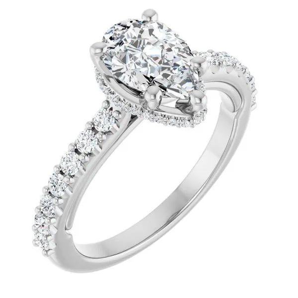 Hidden Halo-Style Engagement Ring Arezzo Jewelers Elmwood Park, IL