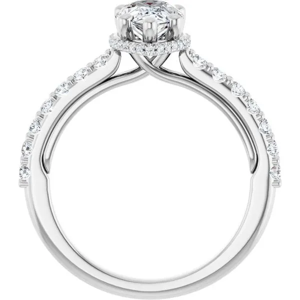 Hidden Halo-Style Engagement Ring Image 2 Arezzo Jewelers Elmwood Park, IL