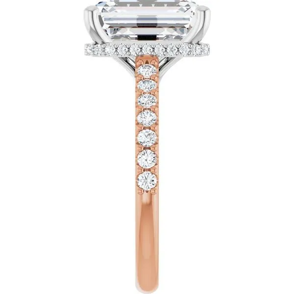 Hidden Halo-Style Engagement Ring Image 4 Paul James Jewelers Angels Camp, CA