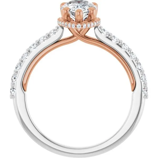 Hidden Halo-Style Engagement Ring Image 2 Rox Atlanta Jewelers Decatur, GA