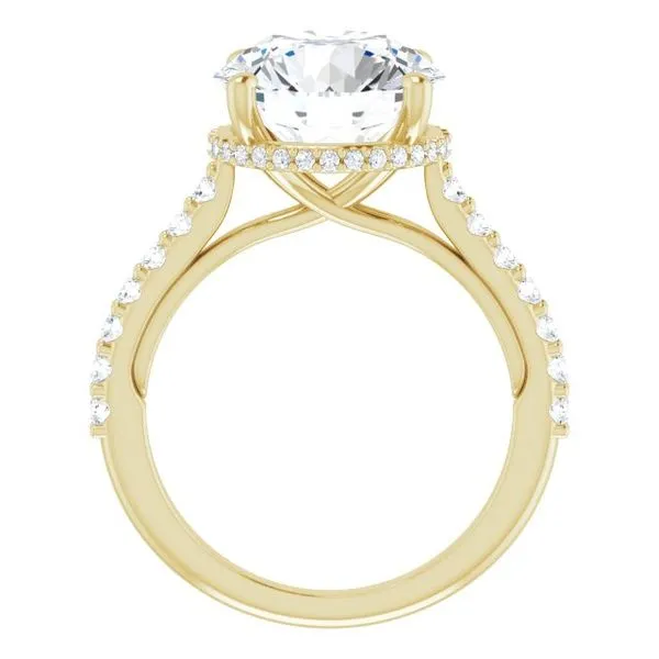 Hidden Halo-Style Engagement Ring Image 2 Dripping Diamonds Dripping Springs, TX