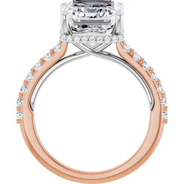 Hidden Halo-Style Engagement Ring Image 2 Clater Jewelers Louisville, KY