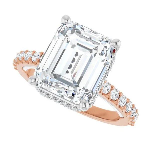 Hidden Halo-Style Engagement Ring Image 5 Arezzo Jewelers Elmwood Park, IL