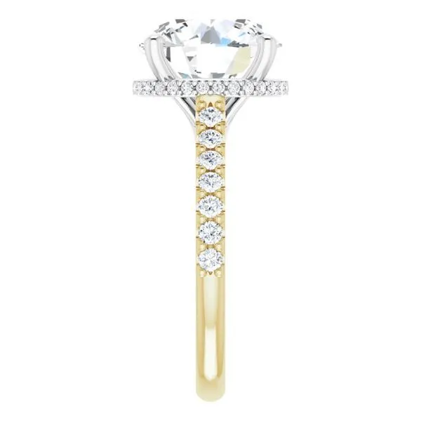 Hidden Halo-Style Engagement Ring Image 4 Austin's Fine Diamonds & Jewelry Lyndhurst, NJ