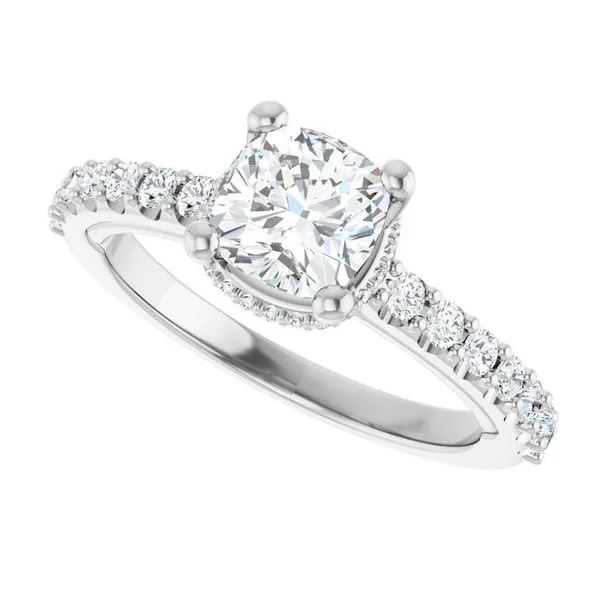 Hidden Halo-Style Engagement Ring Image 5 Rox Atlanta Jewelers Decatur, GA