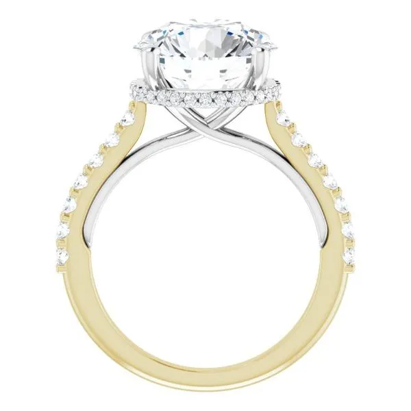 Hidden Halo-Style Engagement Ring Image 2 Golden Sails Jewelers, Inc. Saint Petersburg, FL