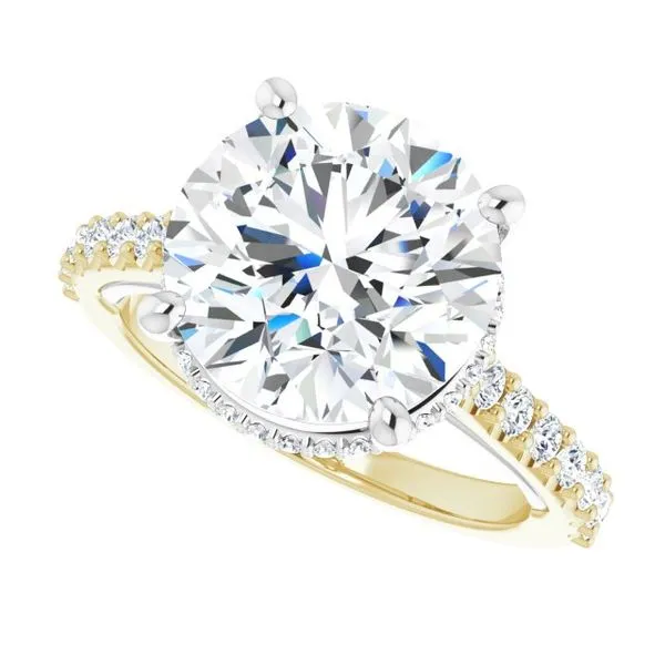 Hidden Halo-Style Engagement Ring Image 5 Clater Jewelers Louisville, KY