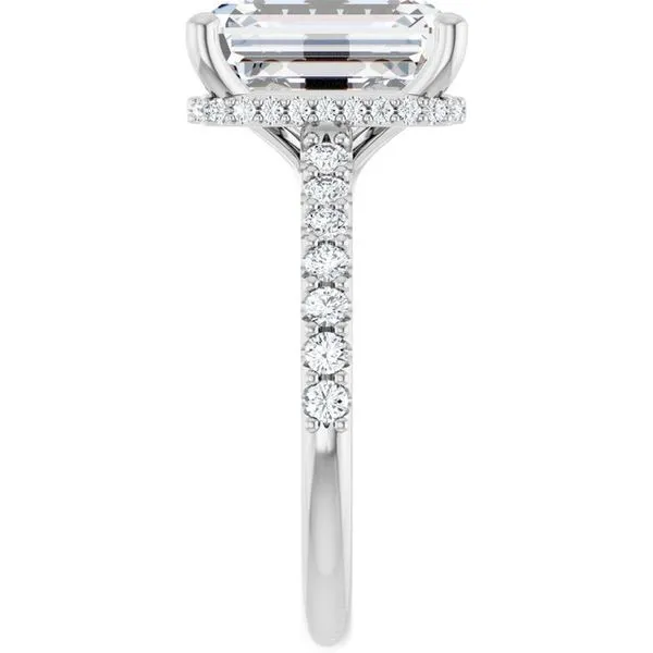 Hidden Halo-Style Engagement Ring Image 4 Rox Atlanta Jewelers Decatur, GA