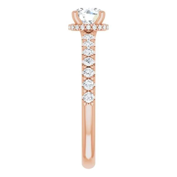 Hidden Halo-Style Engagement Ring Image 4 Clater Jewelers Louisville, KY