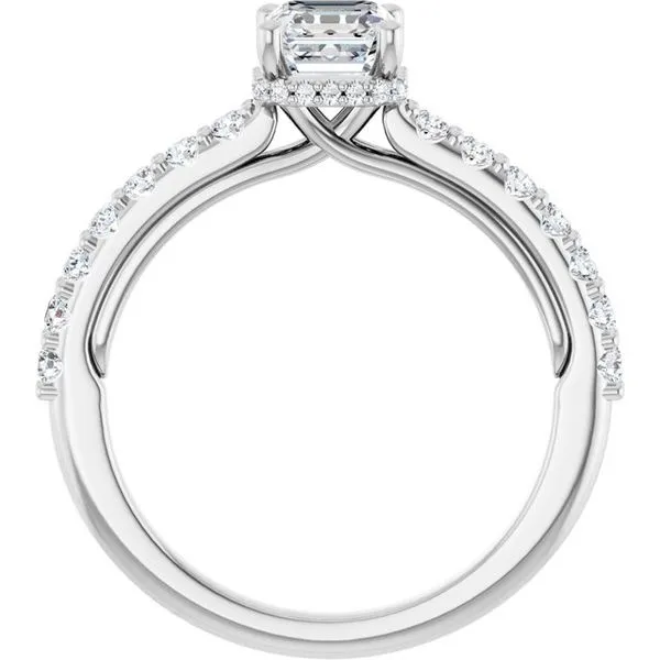 Hidden Halo-Style Engagement Ring Image 2 Arezzo Jewelers Elmwood Park, IL