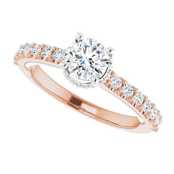 Hidden Halo-Style Engagement Ring Image 5 Clater Jewelers Louisville, KY