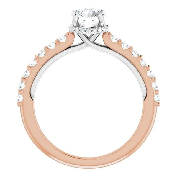 Hidden Halo-Style Engagement Ring Image 2 Golden Sails Jewelers, Inc. Saint Petersburg, FL