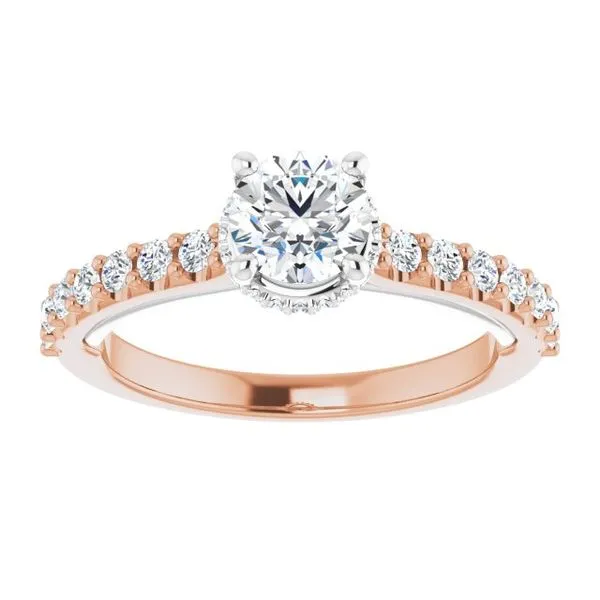Hidden Halo-Style Engagement Ring Image 3 Arezzo Jewelers Elmwood Park, IL