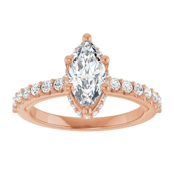 Hidden Halo-Style Engagement Ring Image 3 Rox Atlanta Jewelers Decatur, GA