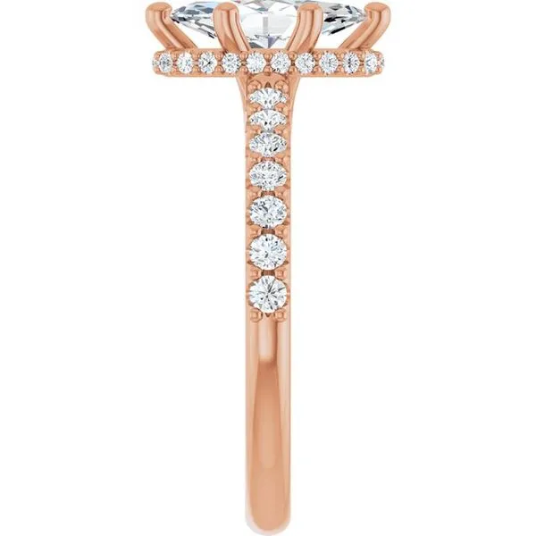 Hidden Halo-Style Engagement Ring Image 4 Rox Atlanta Jewelers Decatur, GA