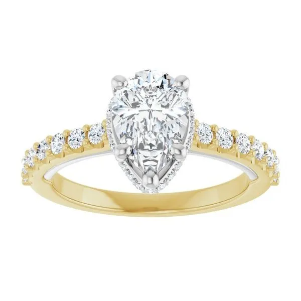 Hidden Halo-Style Engagement Ring Image 3 Rox Atlanta Jewelers Decatur, GA