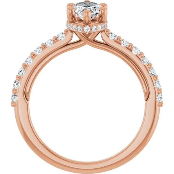 Hidden Halo-Style Engagement Ring Image 2 Arezzo Jewelers Elmwood Park, IL