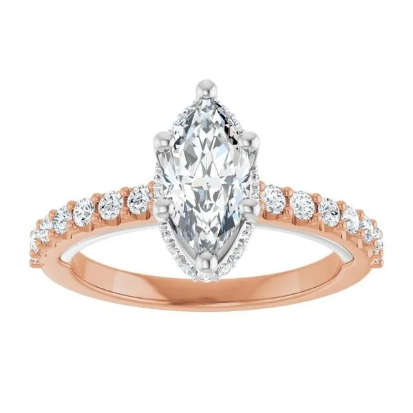 Hidden Halo-Style Engagement Ring Image 3 Arezzo Jewelers Elmwood Park, IL