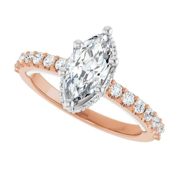 Hidden Halo-Style Engagement Ring Image 5 Rox Atlanta Jewelers Decatur, GA