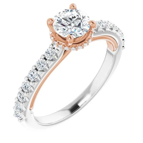 Hidden Halo-Style Engagement Ring Rox Atlanta Jewelers Decatur, GA
