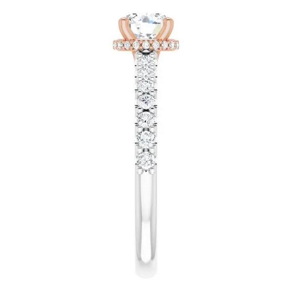 Hidden Halo-Style Engagement Ring Image 4 Rox Atlanta Jewelers Decatur, GA