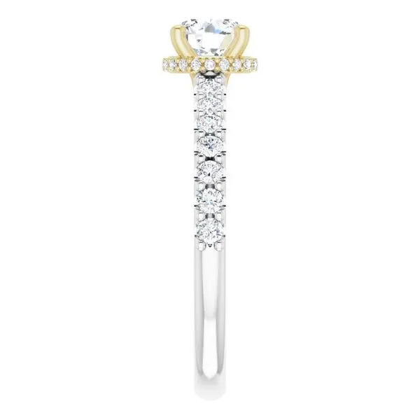 Hidden Halo-Style Engagement Ring Image 4 Rox Atlanta Jewelers Decatur, GA