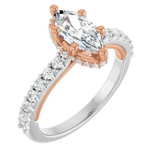 Hidden Halo-Style Engagement Ring Clater Jewelers Louisville, KY