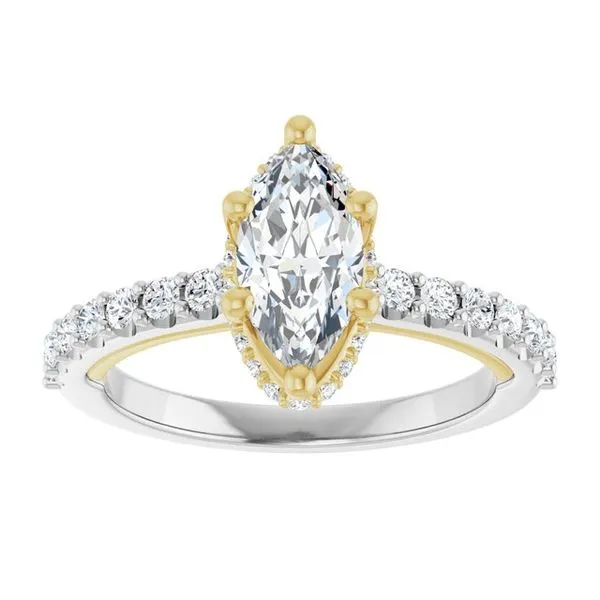 Hidden Halo-Style Engagement Ring Image 3 Arezzo Jewelers Elmwood Park, IL