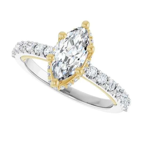 Hidden Halo-Style Engagement Ring Image 5 Arezzo Jewelers Elmwood Park, IL
