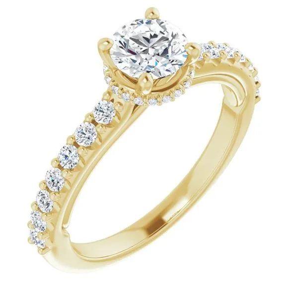 Hidden Halo-Style Engagement Ring Austin's Fine Diamonds & Jewelry Lyndhurst, NJ