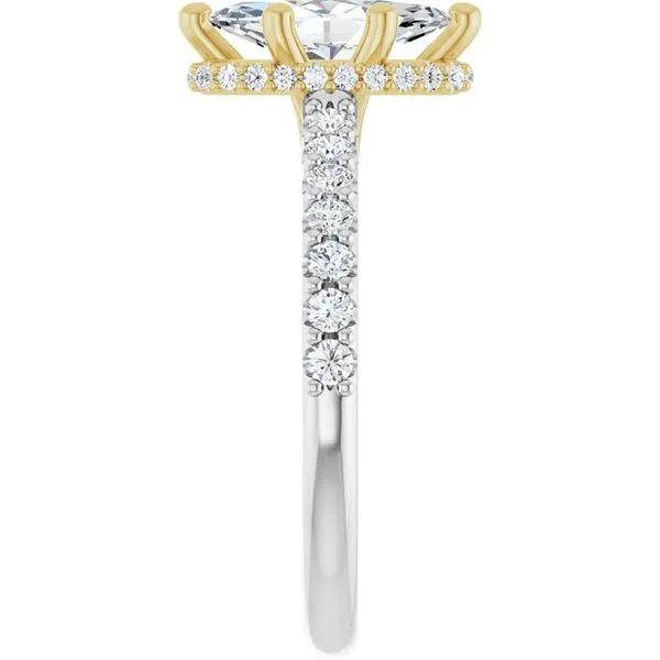 Hidden Halo-Style Engagement Ring Image 4 Rox Atlanta Jewelers Decatur, GA