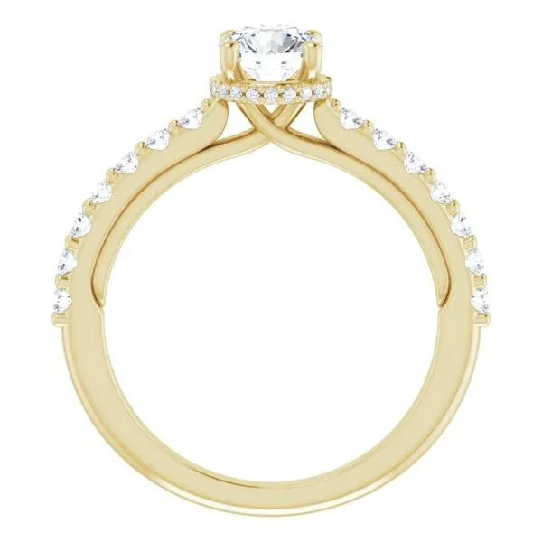 Hidden Halo-Style Engagement Ring Image 2 Rox Atlanta Jewelers Decatur, GA