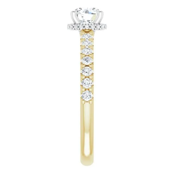Hidden Halo-Style Engagement Ring Image 4 Natale Jewelers Sewell, NJ