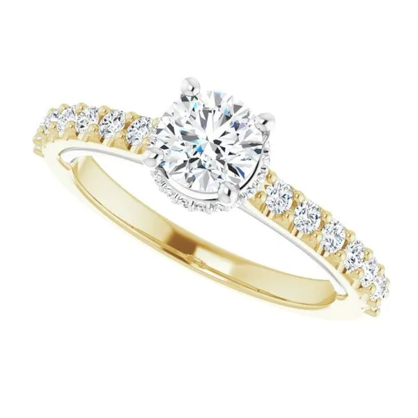 Hidden Halo-Style Engagement Ring Image 5 Austin's Fine Diamonds & Jewelry Lyndhurst, NJ